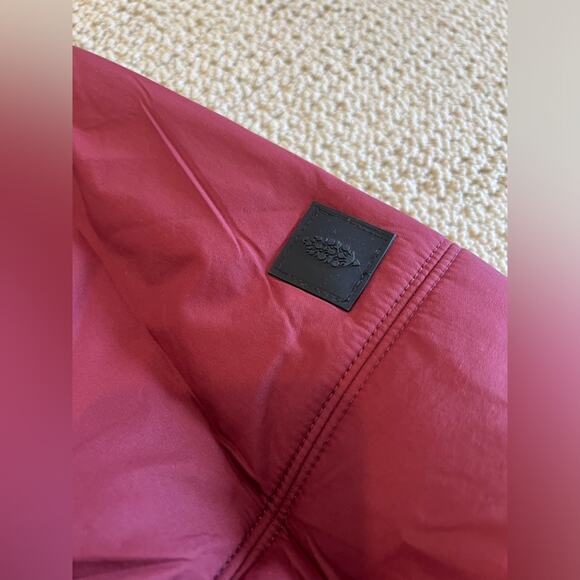 NWOT Free People Movement Midnight Moon Solid Bomber Jacket, Size Medium Oxblood - Picture 9 of 13